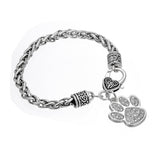 Cartoon animal footprints paw print pendant – Jewelry Gift Ideas — 4