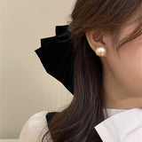 Large Pearl Retro Earrings Super Light Luxury High-grade – Gift Ideas — 3