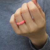 Women's Silicone 5.7 Wide Couple Ring – Gifts for Her — 1