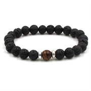 Volcanic Stone Bracelet Chakra Yoga 8mm – Jewelry Gift Ideas — 8