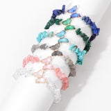 Women's Natural Lapis Lazuli Gravel Stretch – Jewelry Gift Ideas — 9