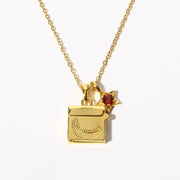 Shell Titanium Steel Album Necklace Opening – Jewelry Gift Ideas — 18