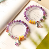 Natural Amethyst Crystal String With Outrageous – Jewelry Gift Ideas — 4