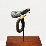 925 Sterling Silver Plated Rattlesnake Ring For Men – Gifts for Her — 3