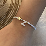 26 Letters White Shell Beaded Bracelet Women – Jewelry Gift Ideas — 3