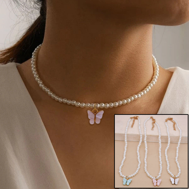 Elegant White Pearl Choker Necklace Small Round – Jewelry Gift Ideas — 1