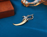 S925 Sterling Silver Eagle Claw Pendant Punk – Jewelry Gift Ideas — 3