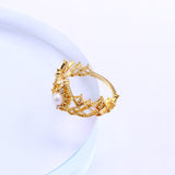 Women's Natural Freshwater Pearl Ring – Gifts for Her — 5