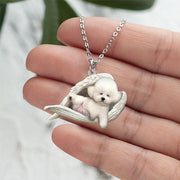 Acrylic Plane Lazy Dog Hanging Necklace – Jewelry Gift Ideas — 8