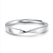 S925 Silver Couple Ring Simple Graceful – Gifts for Couples — 2