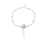 Tassel Necklace Shell Flower Pendant Advanced – Jewelry Gift Ideas — 4