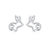 Bunny s925 Sterling Silver Earrings Women – Gifts for Her — 1