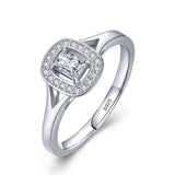Platinum Plated Ring Women Light Luxury All Match – Gifts for Her — 5