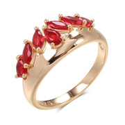 French Retro Red Zircon Ring – Special Occasion Gifts — 6
