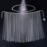 Fashion Exaggerated Long Fringed Skirt With Shiny – Stylish Gifts — 2