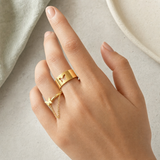 Ring Idea lifestyle — Hot Selling Creative Personality Butterfly 2-Piece Set – Stylish Gifts