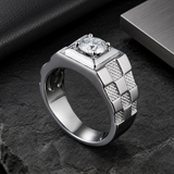 Ring Idea lifestyle — Fashion Moissanite Diamond Ring Simple Men – Stylish Gifts
