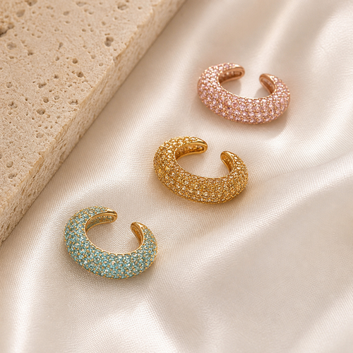 Ring Idea lifestyle — Alloy C-shaped color earrings – Unique Gift Ideas