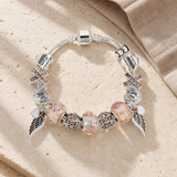 Ring Idea lifestyle — Fashion Orange Wing Pendant Beaded Bracelet – Jewelry Gift Ideas