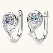 Women's Fashion Sterling Silver Moissanite Earrings – Stylish Gifts — 1
