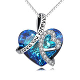 Ocean Heart Peach Heart Clavicle Necklace – Jewelry Gift Ideas — 3