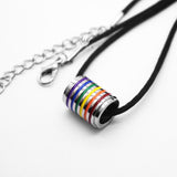 Rainbow Pendant Titanium Steel Necklace – Jewelry Gift Ideas — 6