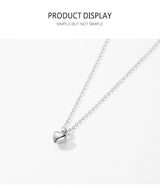 Sterling Silver Simple Heart-shaped Pendant – Jewelry Gift Ideas — 4