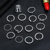 Silver Combination Ring Set – Gift Ideas — 4