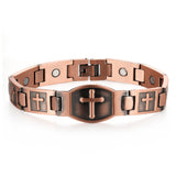 Red Copper Magnetic Cross Bracelet – Jewelry Gift Ideas — 1