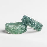 Natural Emerald Blue Dragon King Ring – Holiday Gift Ideas — 2