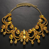 Women's Exaggerated Citrine Necklace – Jewelry Gift Ideas — 5