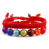 Seven Color Beaded Turquoise Handwoven Bracelet – Jewelry Gift Ideas — 15