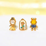 Cartoon Three-piece Earrings Suit Earrings – Surprise Gifts — 3