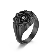 Vintage Style Stainless Steel Eyes Men's Ring – Stylish Gifts — 3