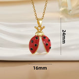 Women's Creative Cartoon Beetle Necklace Ladybug – Jewelry Gift Ideas — 5