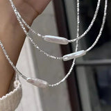 Retro French Entry Lux Clavicle Chain – Birthday Gifts — 5