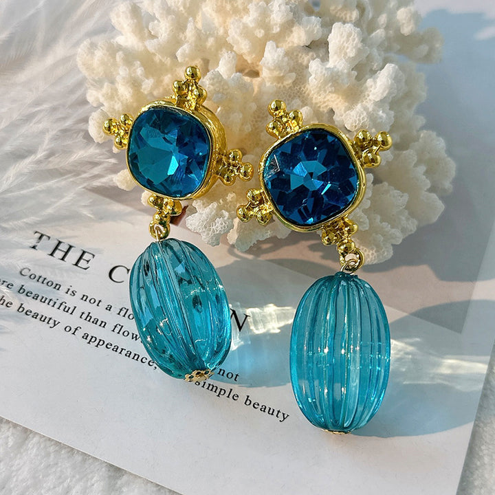 Real Gold Matte Gold Chinese Style Earrings – Stylish Gifts — 1