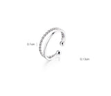 S925 Sterling Silver Double Layer Fried Dough Twists – Gifts for Her — 2