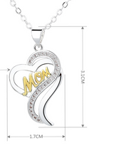 Silver Mother's Day Necklace For Women – Gifts for Her — 4