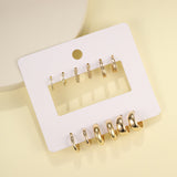 Creative Fashionable Golden Twist Earrings Suit – Thoughtful Gifts — 4