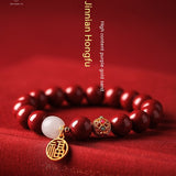 Raw Ore Cinnabar Bracelet Natural For Women – Jewelry Gift Ideas — 10