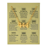 Women's Electroplated Gold Angel Number Necklace – Jewelry Gift Ideas — 4