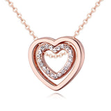 Simple Love Fashion Full Diamond Crystal Necklace – Jewelry Gift Ideas — 3