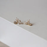 Women's Wing Petal Small Zircon Earrings – Gifts for Her — 3