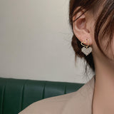 Women's Diamond Earrings With Love Temperament – Gifts for Her — 1