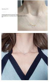 Summer 8-word 925 Silver Love Infinite Necklace – Jewelry Gift Ideas — 3