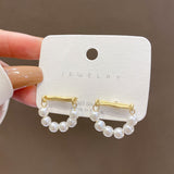 Silver Post Vintage French Pearl Earrings – Stylish Gifts — 7
