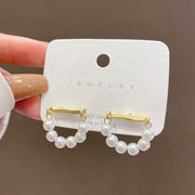 Silver Post Vintage French Pearl Earrings – Stylish Gifts — 7
