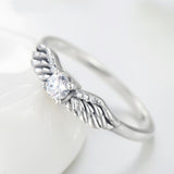 European and American Diamond Angel Wing Ring – Small Gift Ideas — 1