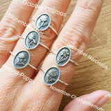 Fashion Personality December Flower Ring – Stylish Gifts — 12